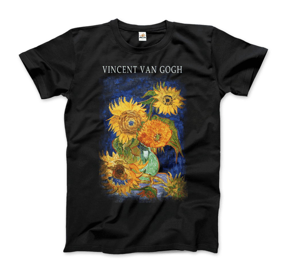 Van Gogh Five Sunflowers 1888, Artwork T-Shirt