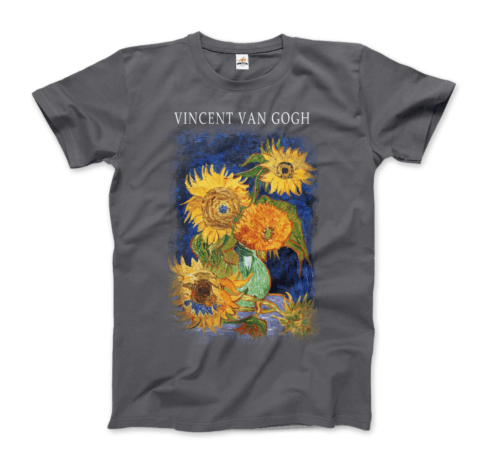 Van Gogh Five Sunflowers 1888, Artwork T-Shirt