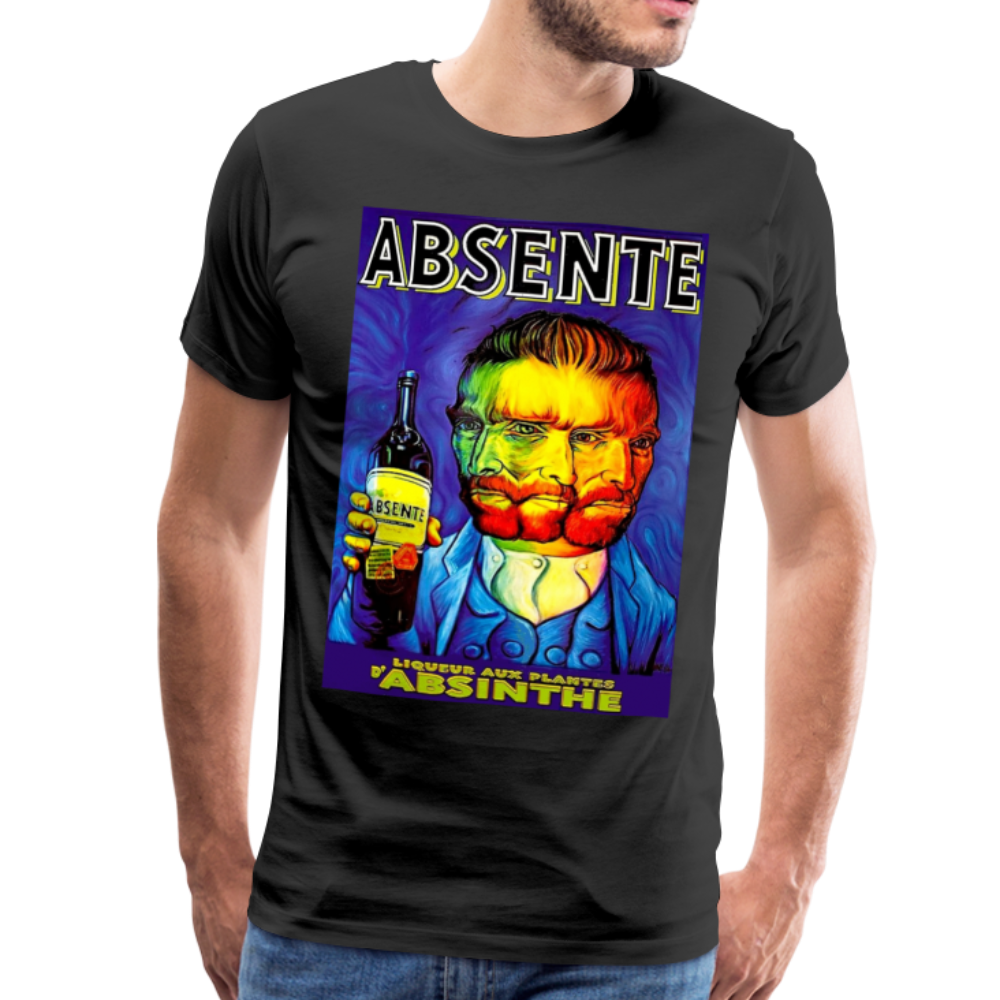 Absente, Vintage Absinthe Liquor Advertisement With Van Gogh T-Shirt