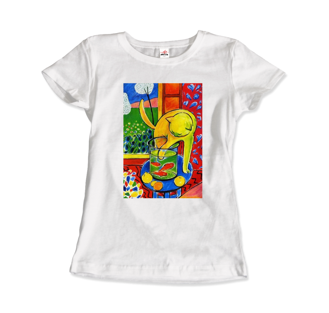 Henri Matisse the Cat With Red Fishes 1914 Artwork T-Shirt