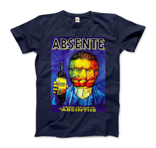 Absente, Vintage Absinthe Liquor Advertisement With Van Gogh T-Shirt