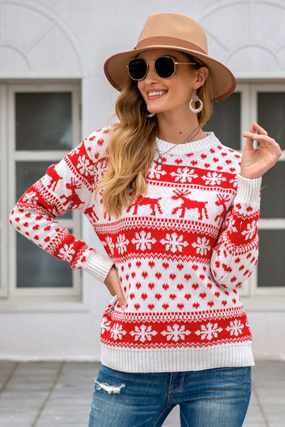 Christmas Round Neck Sweater