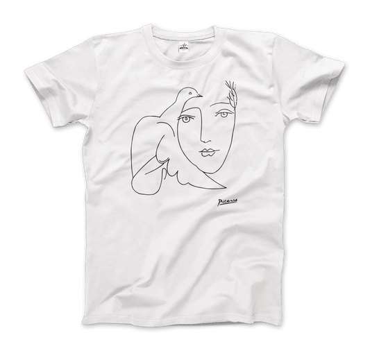 Pablo Picasso Peace (Dove and Face) Artwork T-Shirt