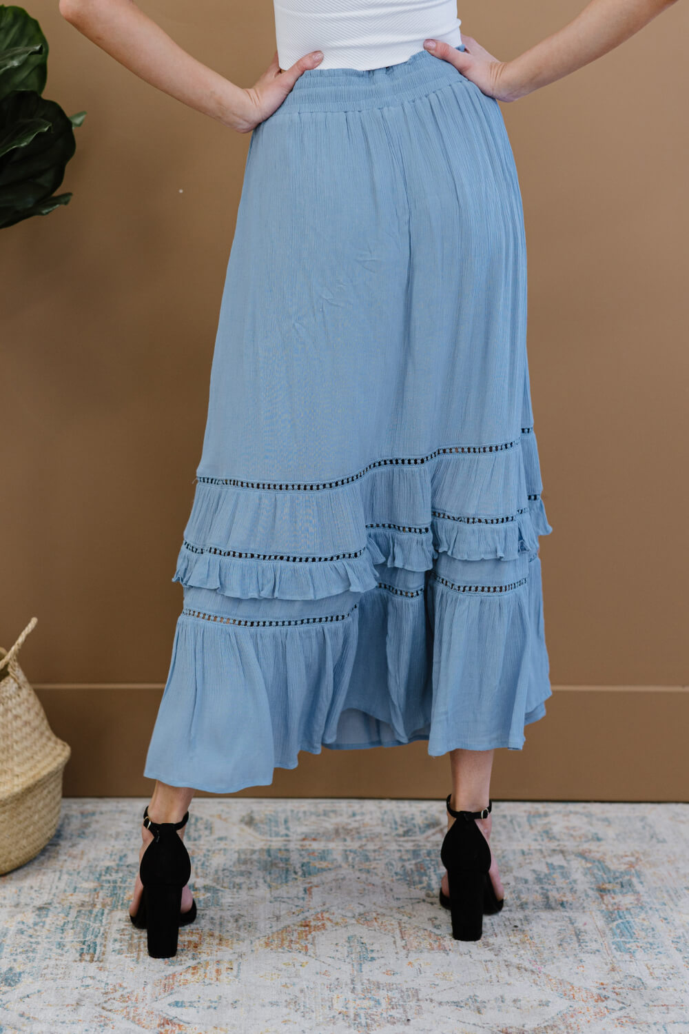 Doe & Rae First Sight Tiered Maxi Skirt