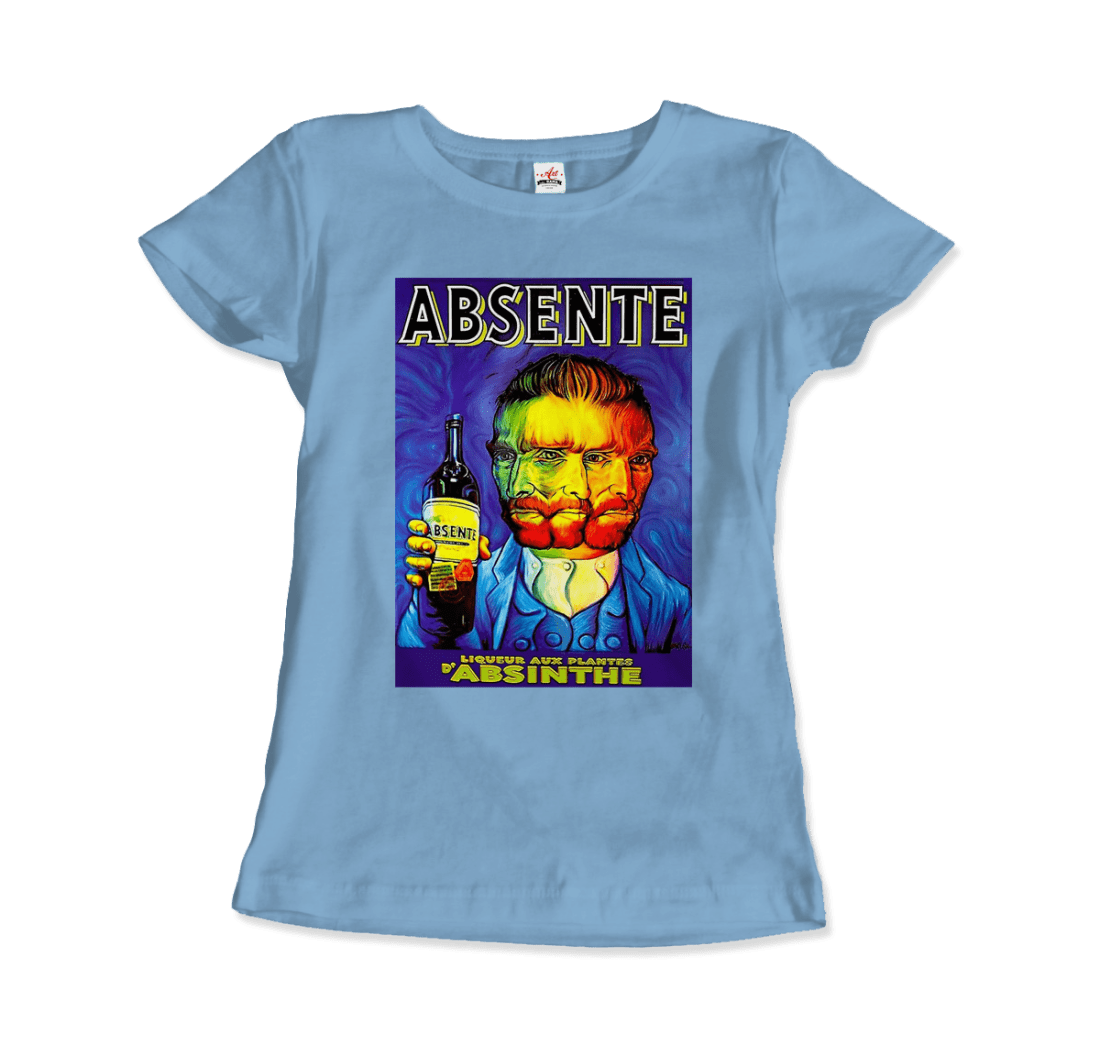 Absente, Vintage Absinthe Liquor Advertisement With Van Gogh T-Shirt