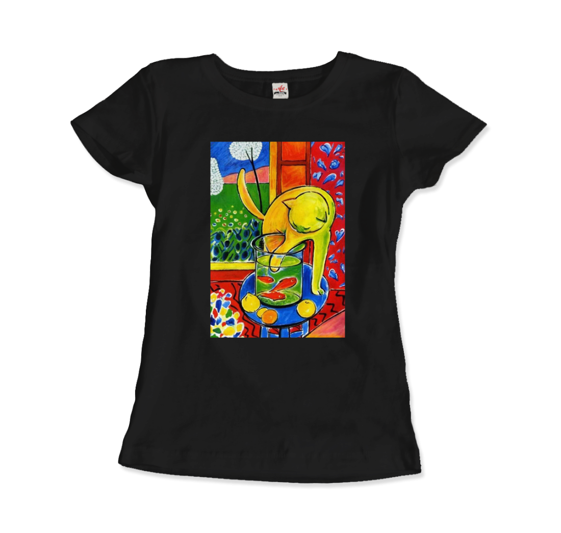 Henri Matisse the Cat With Red Fishes 1914 Artwork T-Shirt