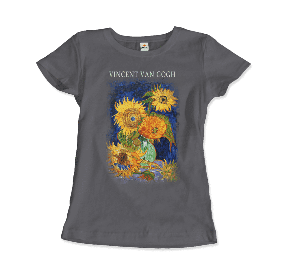 Van Gogh Five Sunflowers 1888, Artwork T-Shirt