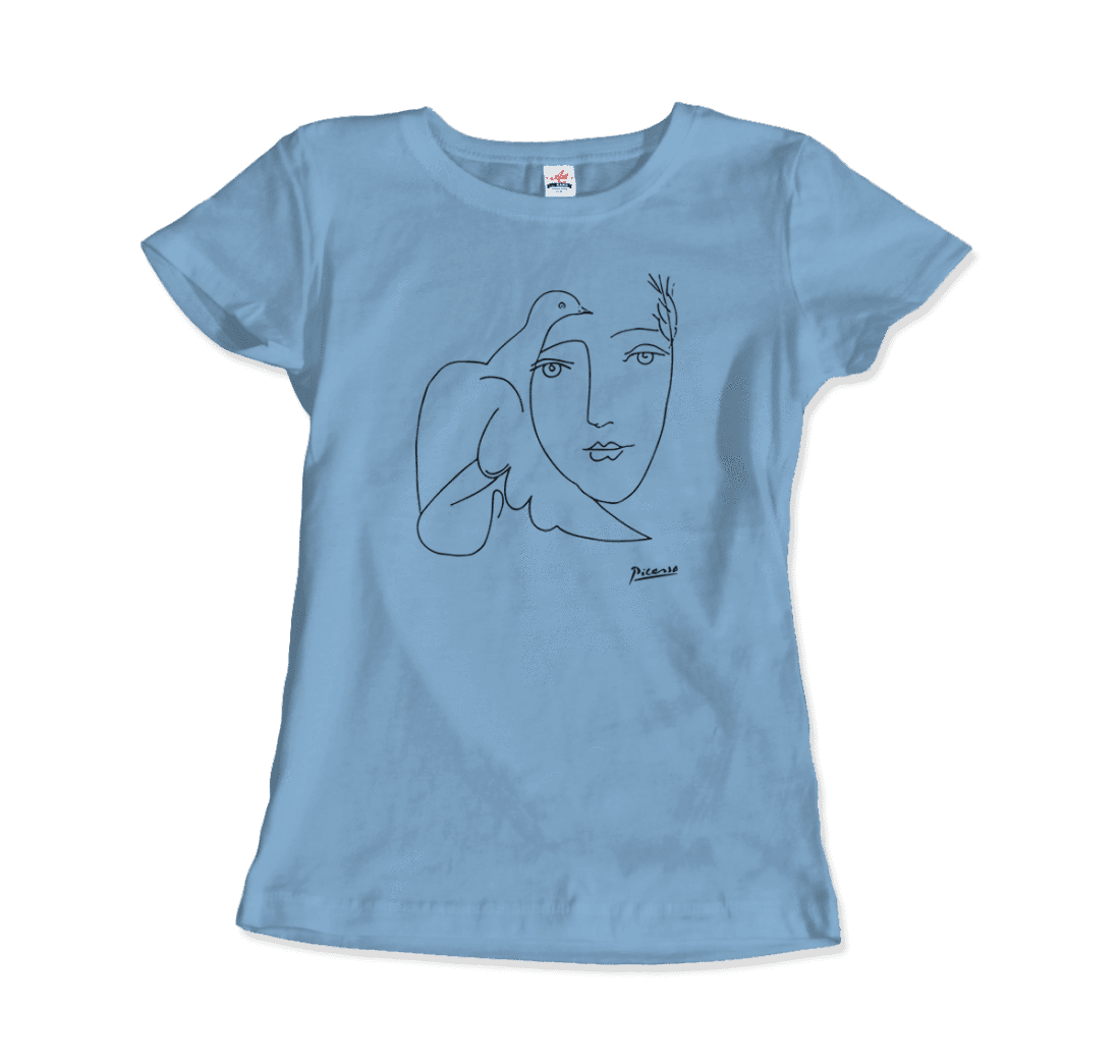 Pablo Picasso Peace (Dove and Face) Artwork T-Shirt