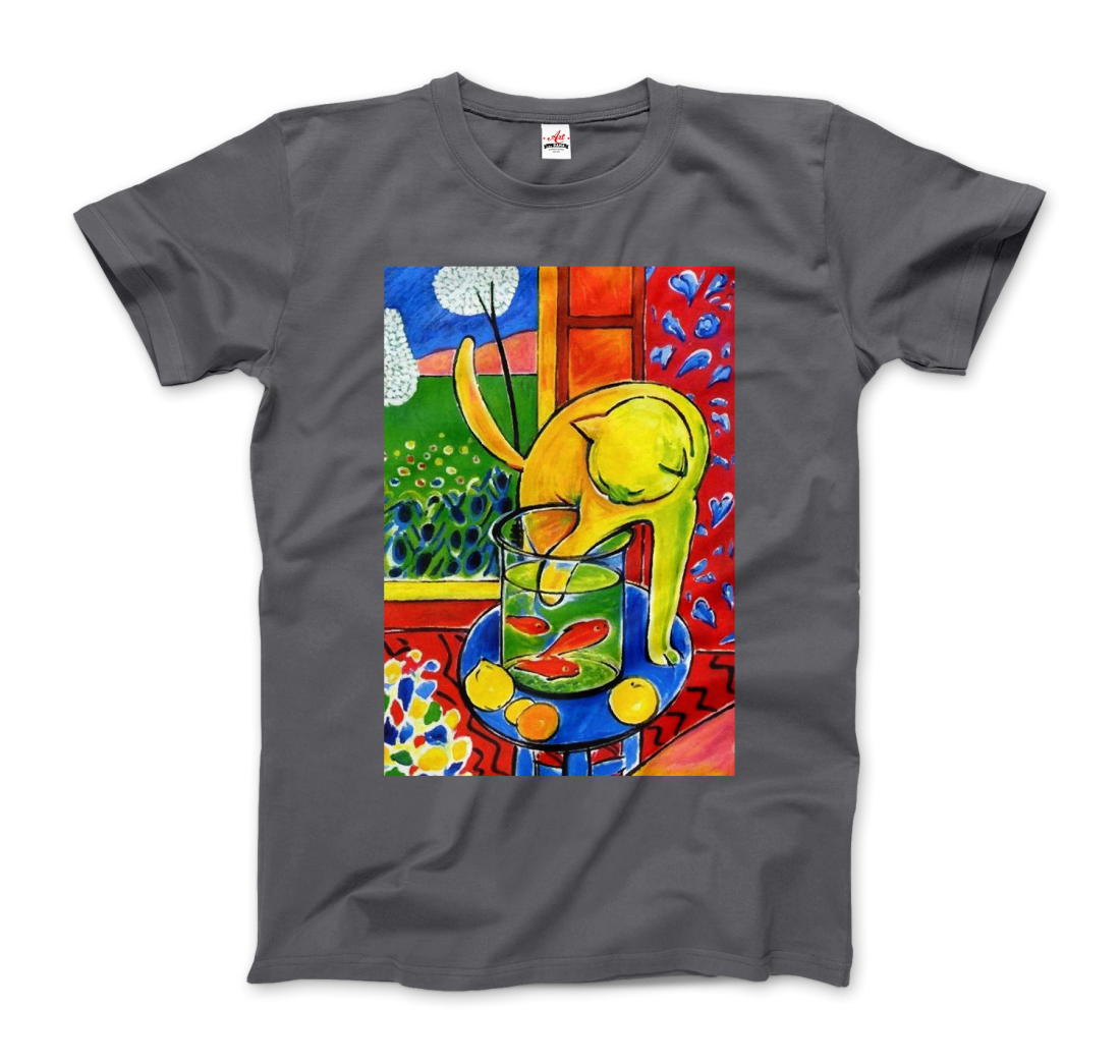 Henri Matisse the Cat With Red Fishes 1914 Artwork T-Shirt