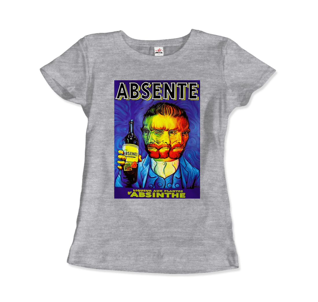 Absente, Vintage Absinthe Liquor Advertisement With Van Gogh T-Shirt