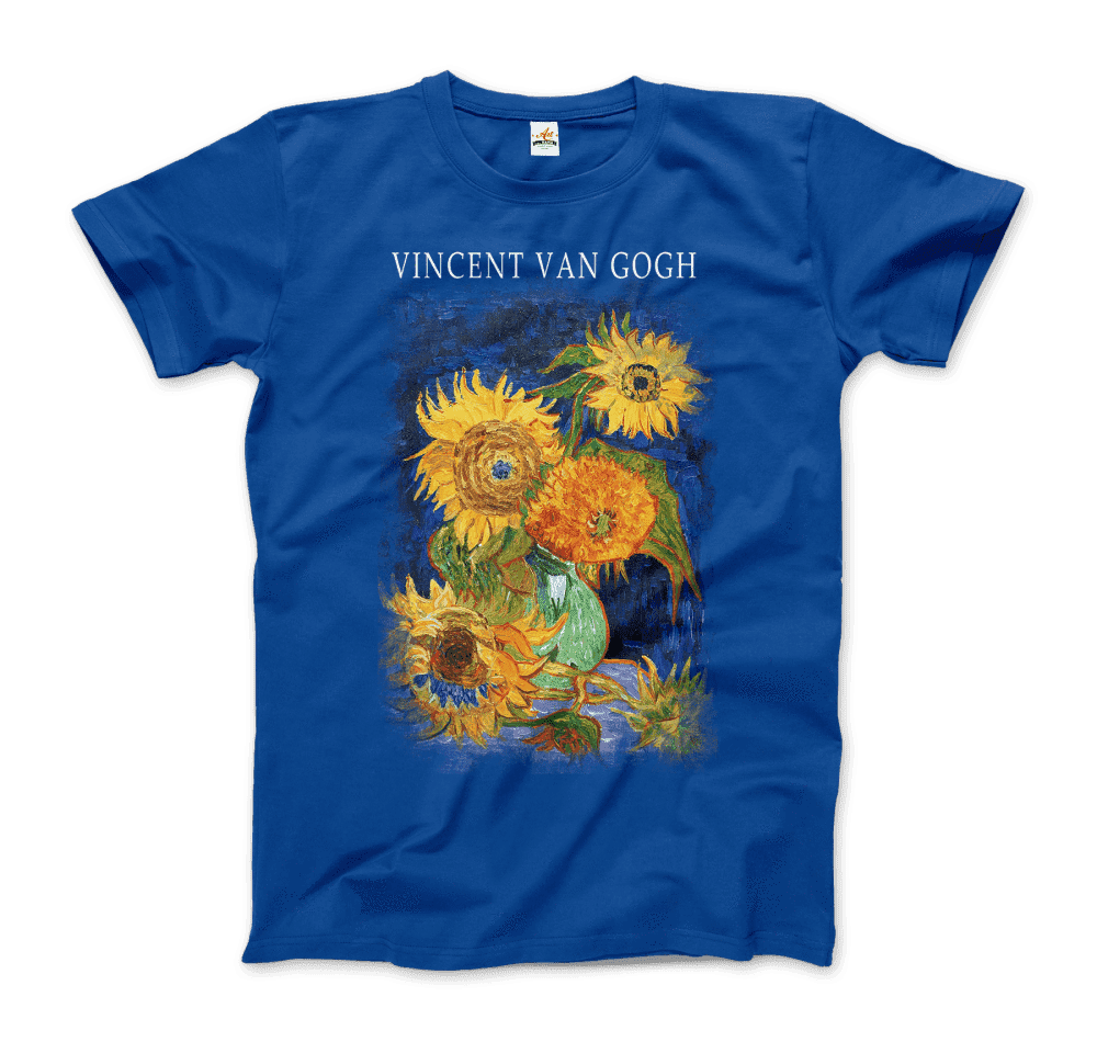 Van Gogh Five Sunflowers 1888, Artwork T-Shirt