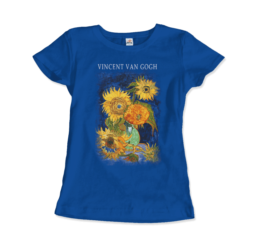 Van Gogh Five Sunflowers 1888, Artwork T-Shirt