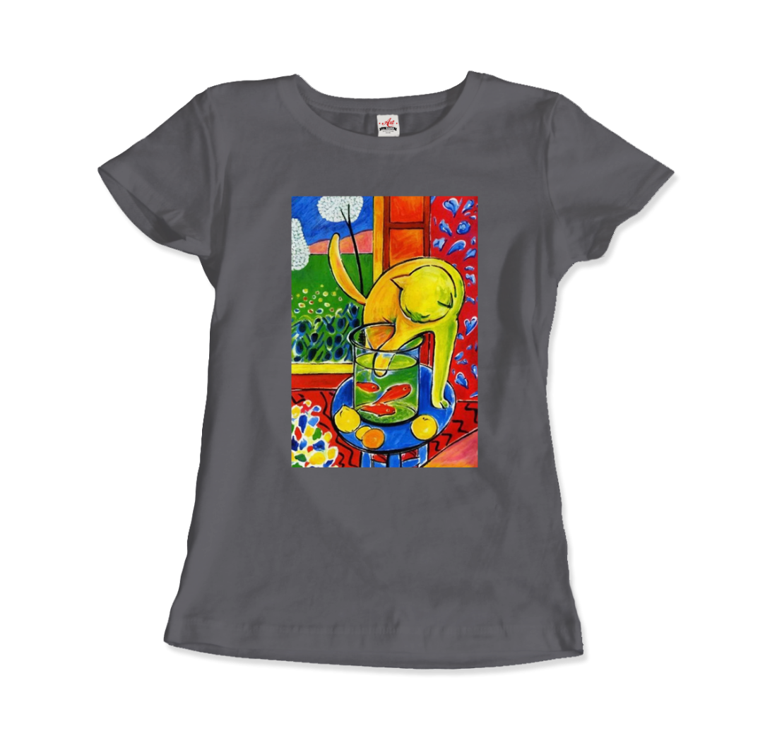 Henri Matisse the Cat With Red Fishes 1914 Artwork T-Shirt