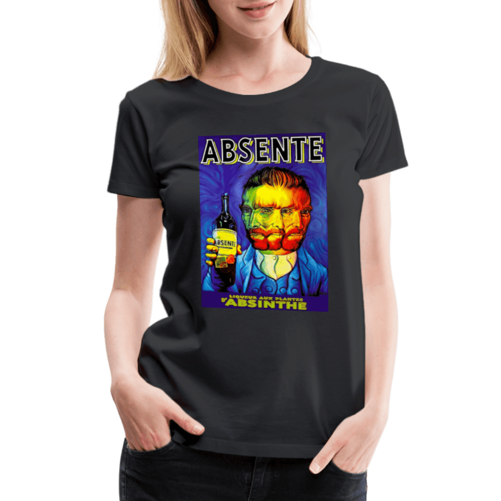 Absente, Vintage Absinthe Liquor Advertisement With Van Gogh T-Shirt