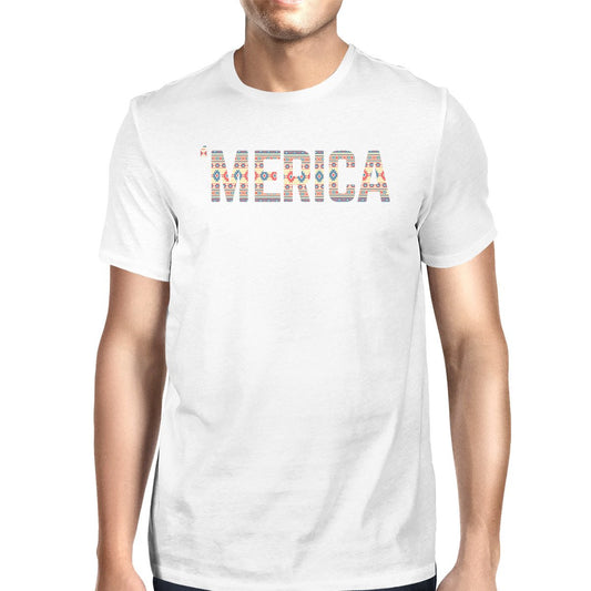 'Merica Mens White T-Shirt