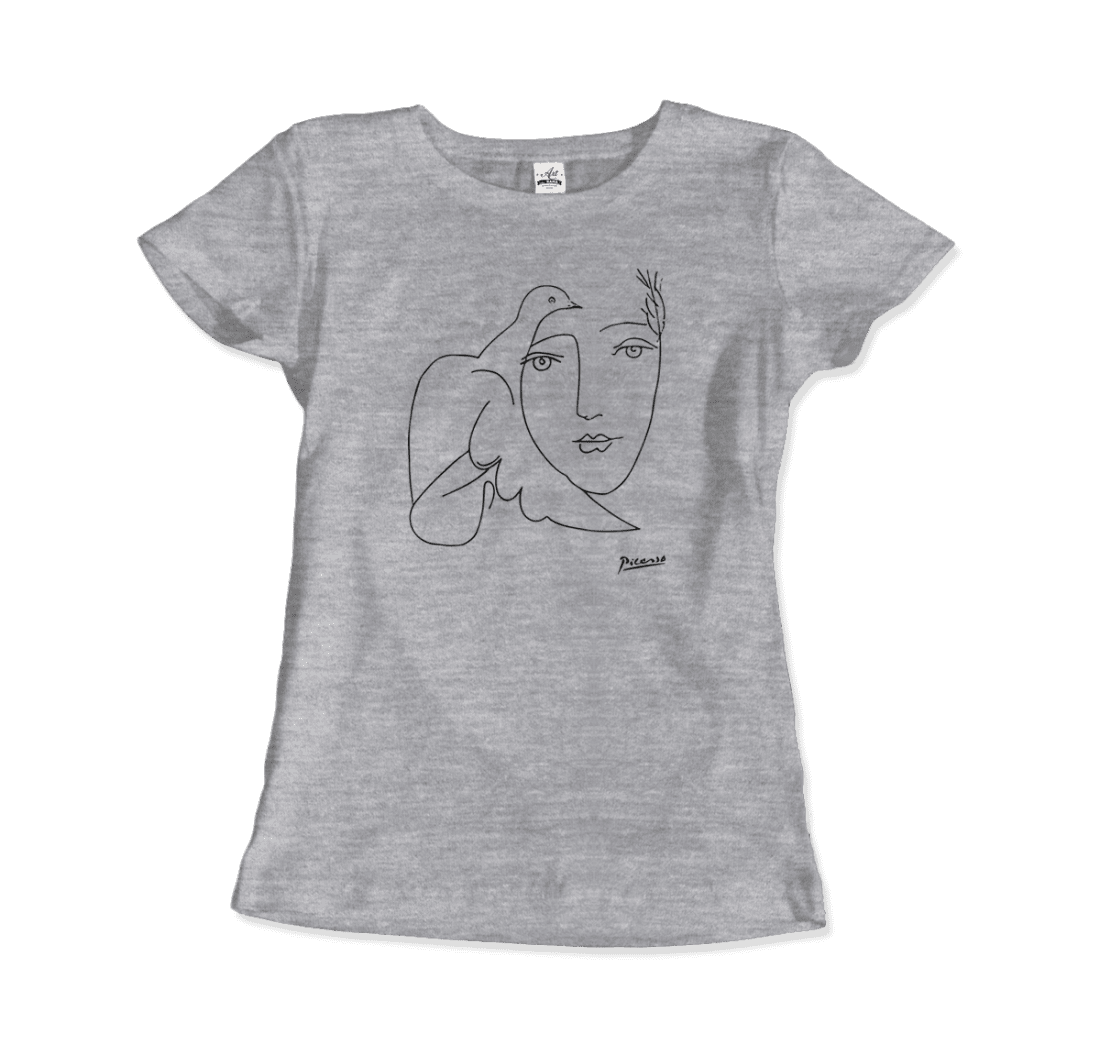 Pablo Picasso Peace (Dove and Face) Artwork T-Shirt