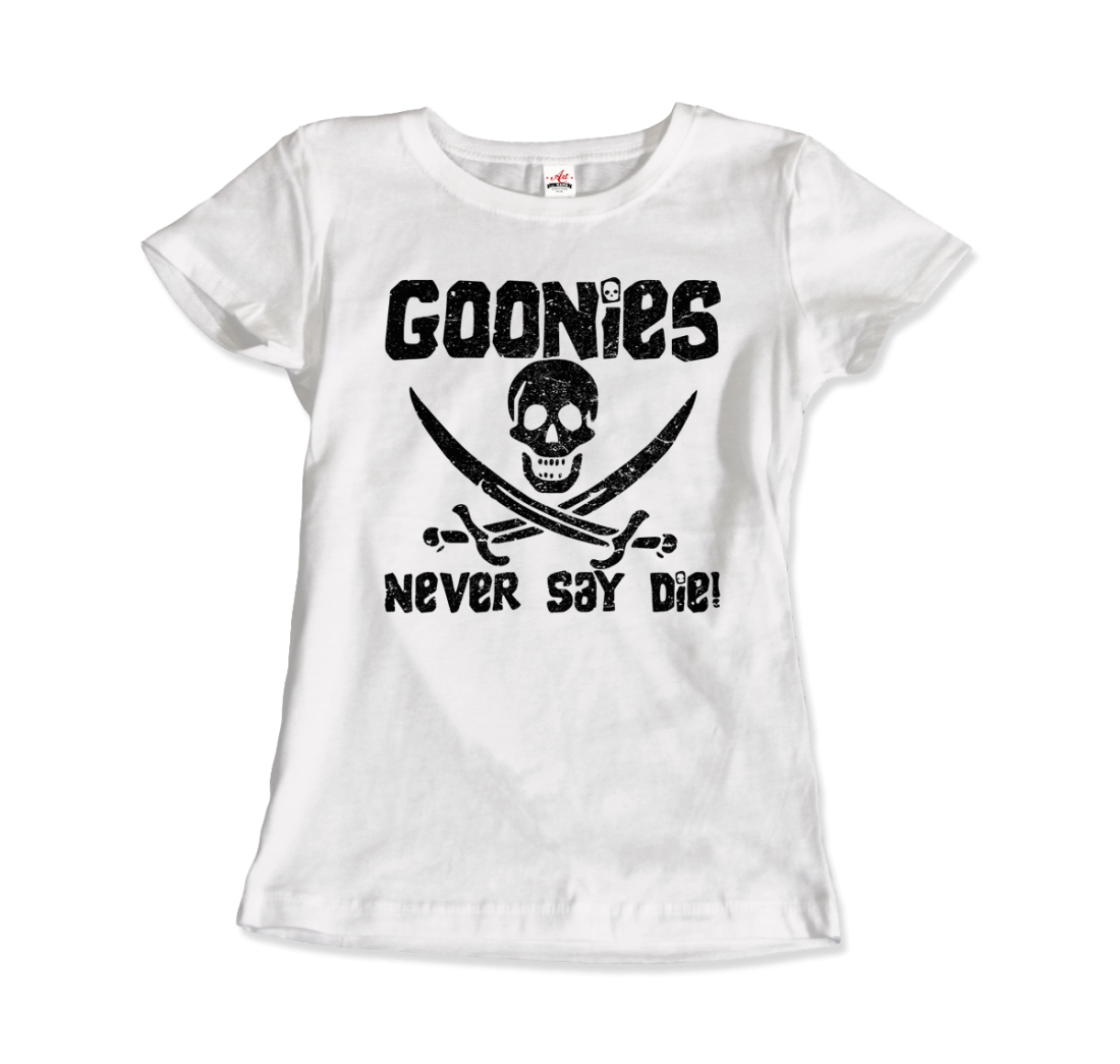 The Goonies Never Say Die Distressed Design T-Shirt